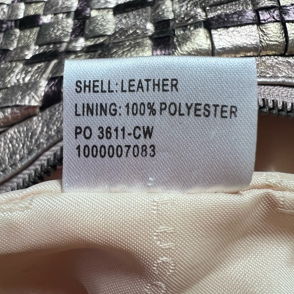 Elliott Lucca Metallic and Black Woven Hobo Bag - Picture 10 of 10